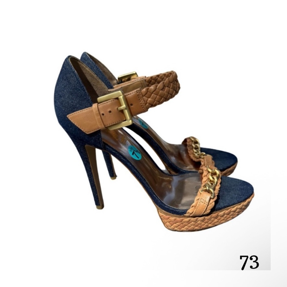 Guess Marciano Stylish Women's Heels with Woven Strap S/7.5 - Picture 15 of 15